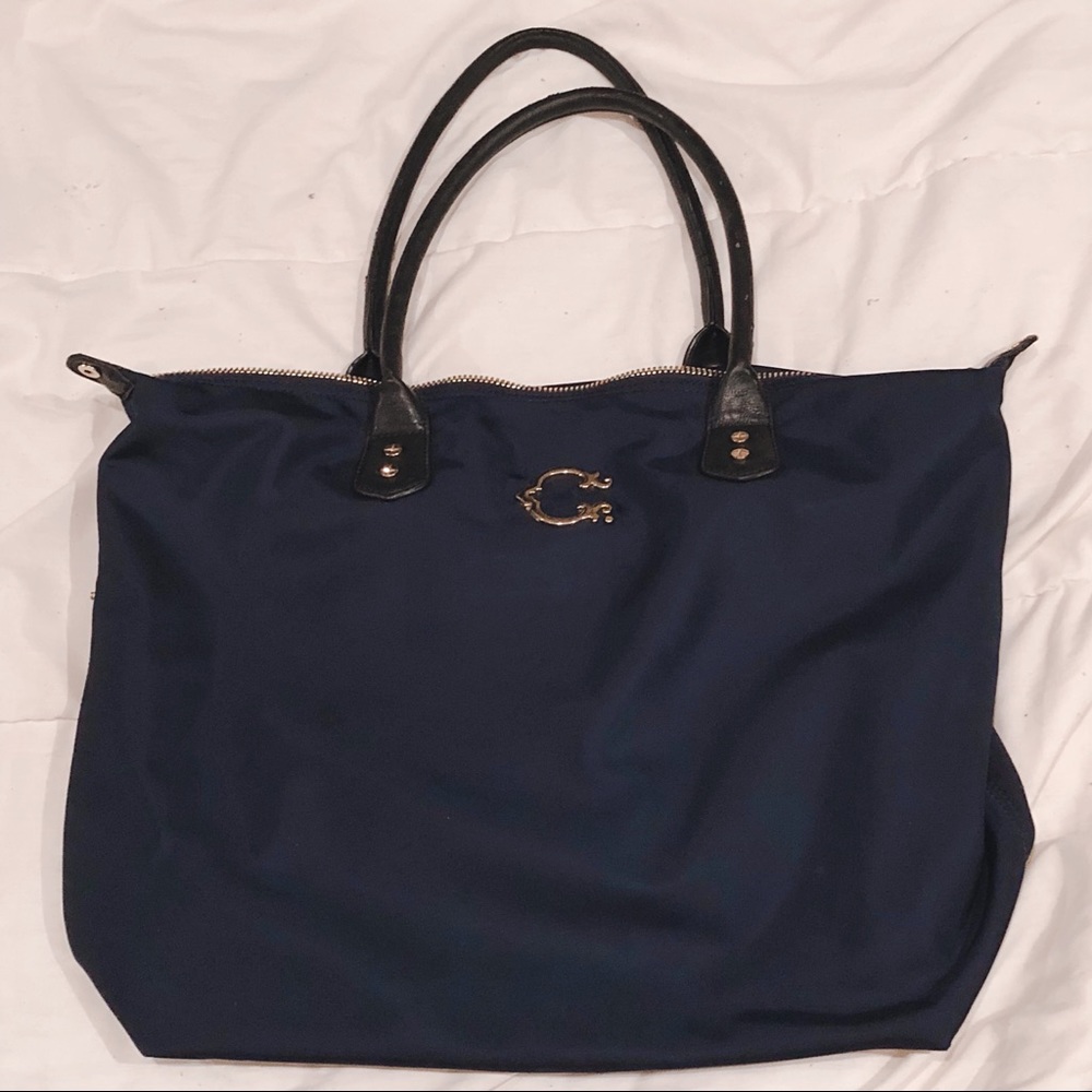 C.Wonder Nylon Tote Bag in Navy